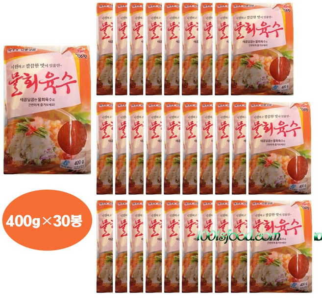 한상가득 김이박 물회육수 400g×30봉, 400g, 30개