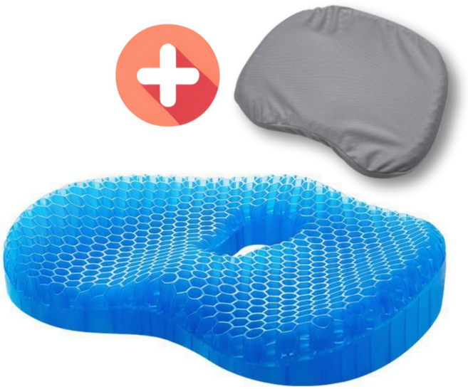 컬러플트립 여름 통풍 실리콘 쿨 젤리 어르신 방석 휠체어방석 욕창방지방석, 그레이(Gray)