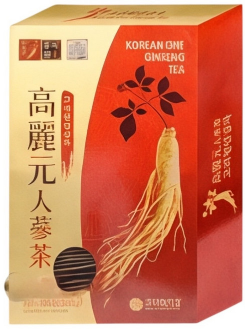 Korean One Ginseng 高麗人蔘茶 100包, 1個, 高麗人蔘茶1盒