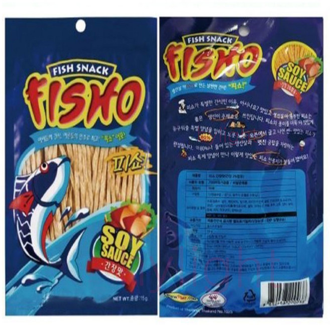 피쇼 간장맛 어포15g 7개입세트, 15g, 7개