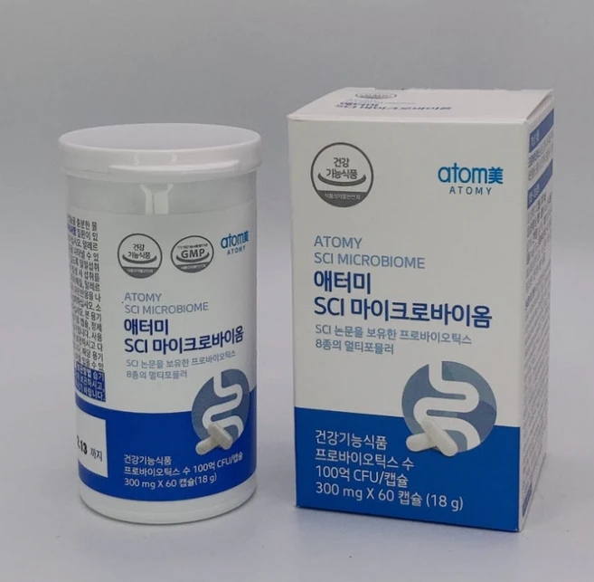 애터미 SCI 마이크로바이옴 300mg x 60캡슐, 1개, 60정 - 쿠팡