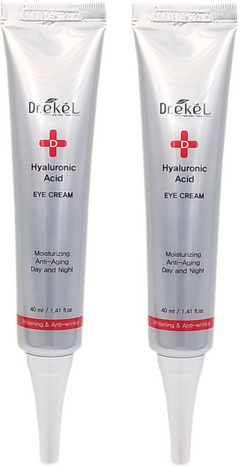 닥터 이켈 24k 골드 아이크림 40ml (미백&주름개선) 4종, 04_히알루론산 아이크림, 2개