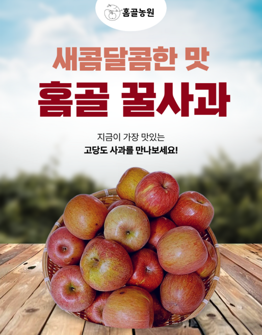 가정용 흠집 못난이 꿀 기스 쥬스용 사과(홍로 부사 시나노) 5kg 10kg, 주스용 크기혼합10kg, 1박스