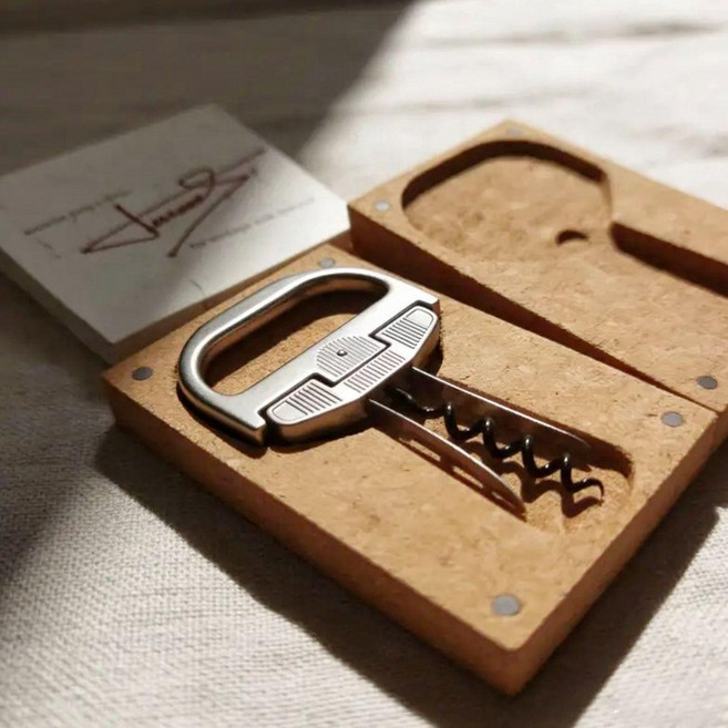 듀란드 올빈 와인오프너 와인 따개 코르크 오프너 아소 클래식 모델, 부드러운 코르크 마개 포함