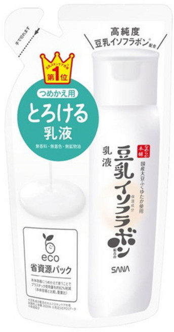 나메라카혼포 두유 이소플라본 배합 로션 리필용, 1개, 130ml