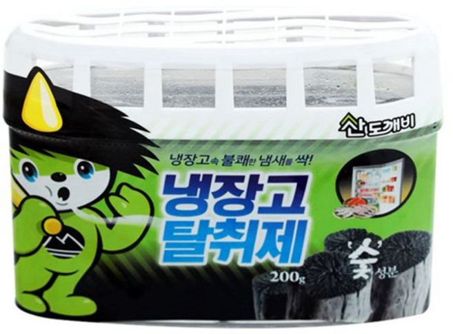 산도깨비 냉장고탈취제200g(참숯), 200g, 1