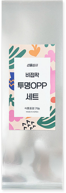 선율상사 비접착식 OPP 투명 봉투 방산시장 직 사각형 카드 슬리브, 200개