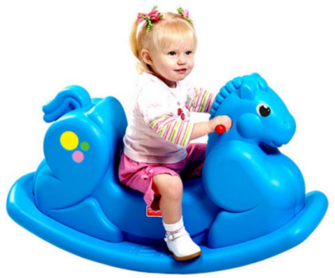 쿠쿠토이즈 유아 흔들말 붕붕카 디자인 우수 어린이완구 오렌지말 선물, 단품