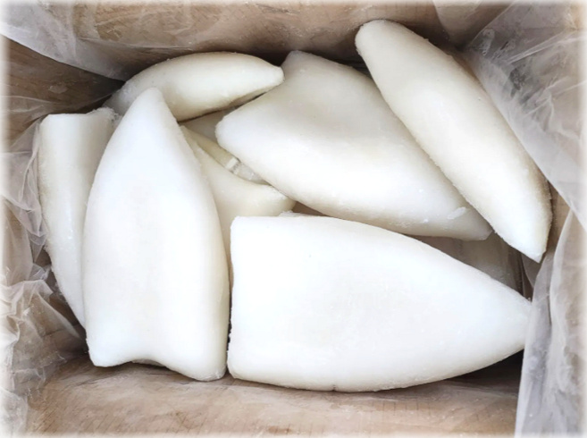냉동 갑오징어롤 몸살 동체 4kg 베트남 1/2 2/3 3/5 손질 갑살 몸통, 1개