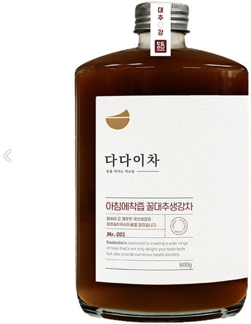 다다이차 대추생강차 수제차 국산차 건강차 액상차, 620g, 1개입, 1개