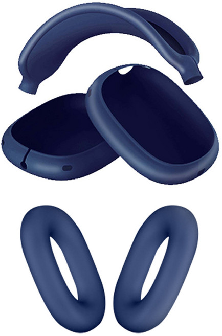 스냅케이스 에어팟맥스 호환 실리콘 케이스 올인원 3in1, E. 올네이비 SET