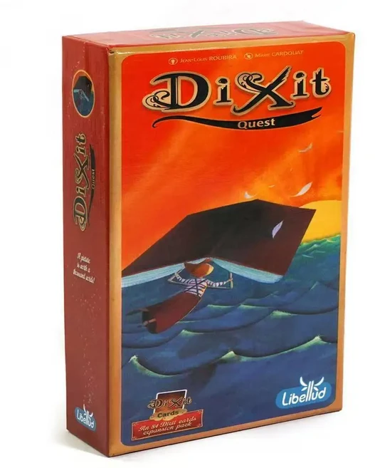Dixit English Edition 확장팩 전략 카드 게임 컬렉션을 확장하세요. 가족의 즐거운 시간에 딱 맞습니다., 05 Quest