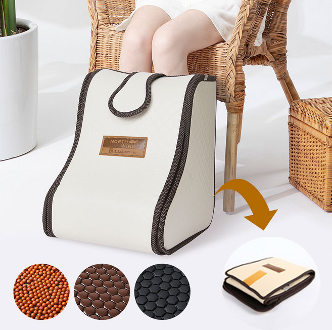 한일의료기 물이 필요없는 건식족욕기 온열 족욕기, 건식족욕기 +참숯판 추가