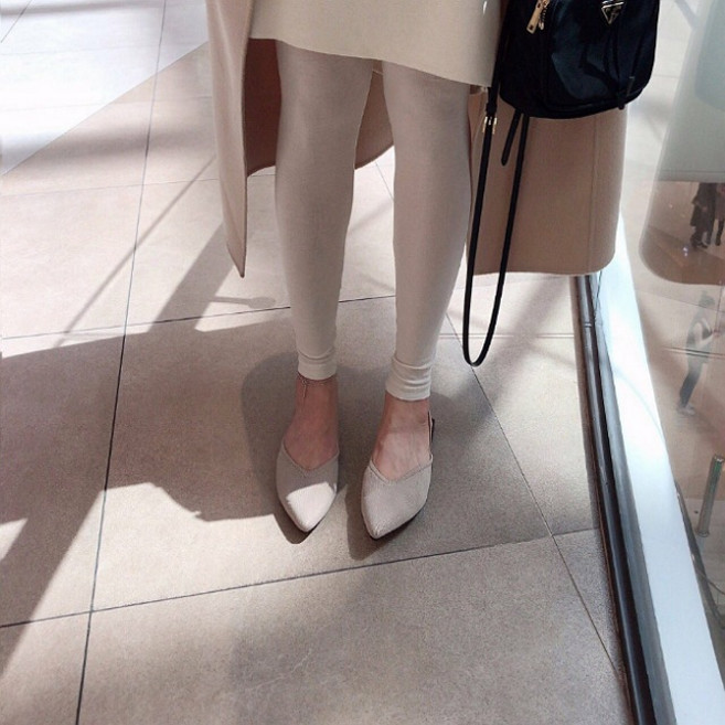 칼라퍼플 사계절 텐셀 롱 레깅스