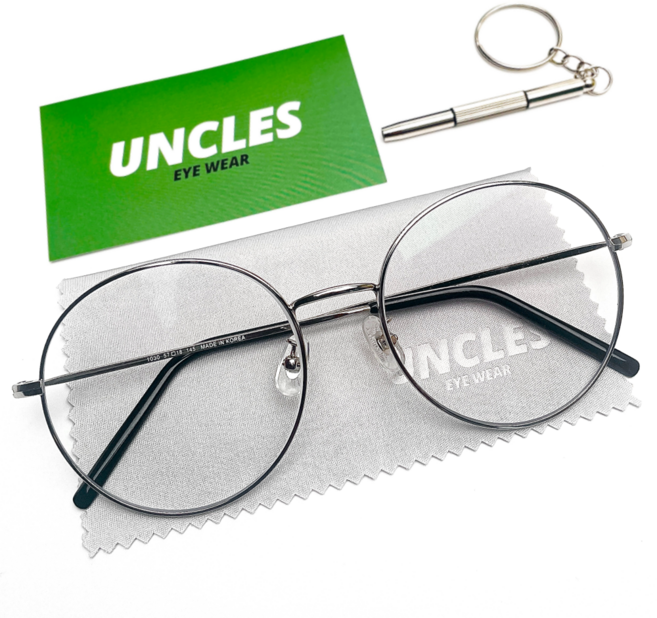엉클스 국산 60mm 블루라이트 차단 빅 오버사이즈 안경