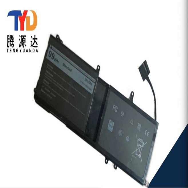 9NJM1 11.4V 99WH 노트북 배터리 델 에일리언웨어 15 R3 R4 17 R5 시리즈 P31E P69F 44T2R HF250 MG2YH용