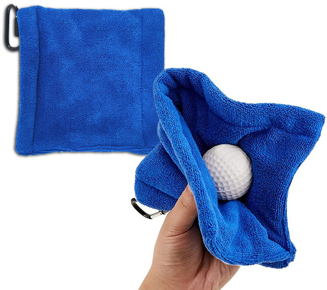 얼리포츠 골프 볼 크리너, 2개, 블루