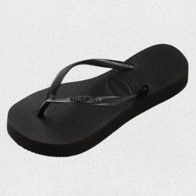 매장정품 하바이아나스 HAVAIANAS 슬림 플랫폼 플립플랍 Black 2034343 1464158