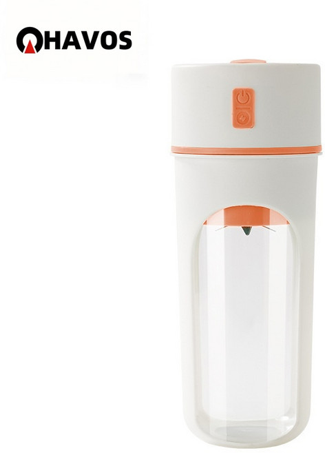 Havos 착즙기 믹서기 블렌더 가정용 휴대용 다지기 푸드 프로세서, 주황색