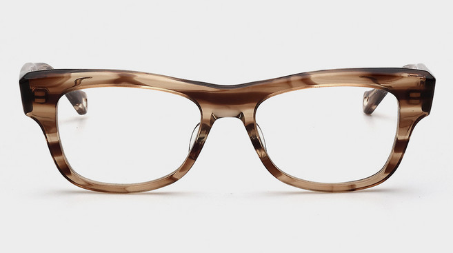 디타 DITA BONNEVILLE 라이트 브라운 스월 남자 여자 사각 뿔테 안경