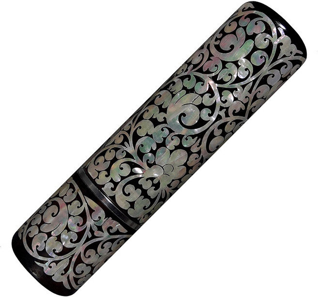 자개도장모란당초 옥인장 인감도장 법인도장 수제도장, 전서체로 이름에 맞게 새겨주세요, 1개