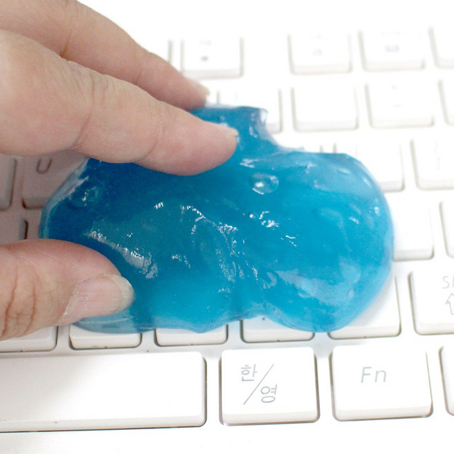 귀여운 극세사 먼지떨이개 틈새 먼지 청소 제거기, 초록, 1개