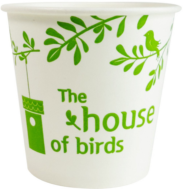 나무종이컵 6.5온스 500개입 1BOX 천연펄프, 1개