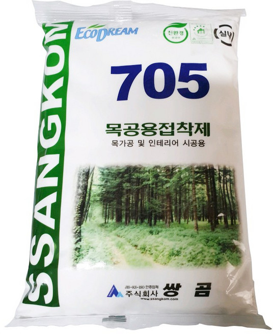 쌍곰 705 목공용 접착제 800g, 1개