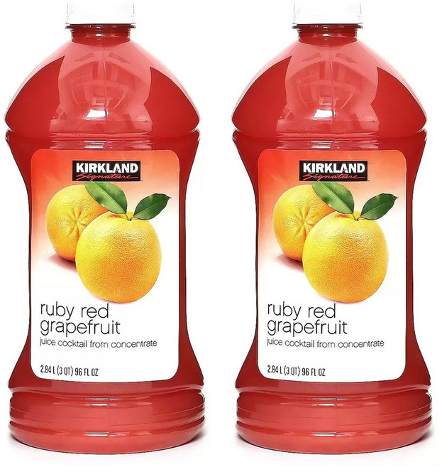 커클랜드 시그니춰 홍자몽주스, 2개, 2.84L