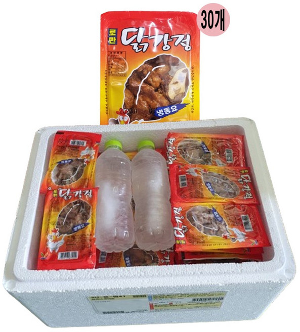 로만 닭껍질튀김 닭강정, 30개, 50g