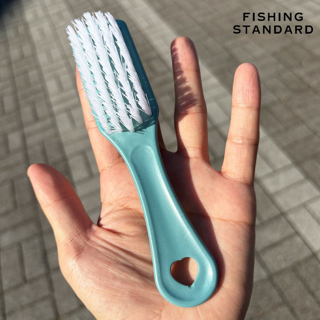 피싱스탠다드 에기 칫솔 브러쉬 에기훅 세척 루어 바늘 청소솔, 3개, 스카이