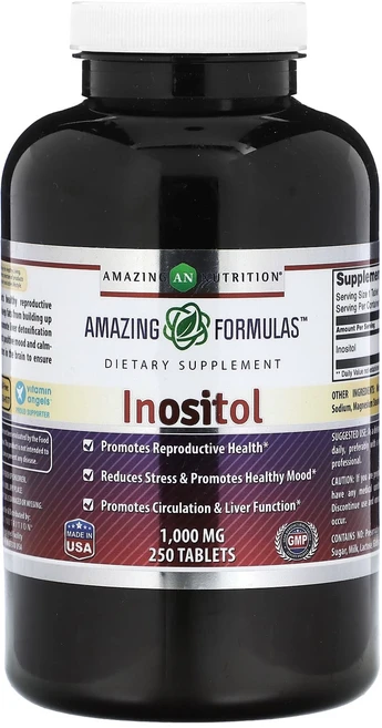 어메이징뉴트리션 이노시톨 1000mg 250정, 2개 - 쿠팡