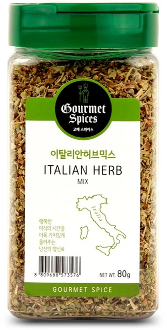 수입산 고메스파이스 이탈리안 허브믹스 향신료 80g, 1개 - 쿠팡