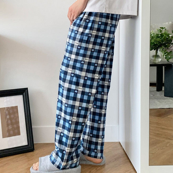 남성용 국내산 60수 순면 파자마 빅사이즈포함 잠옷바지