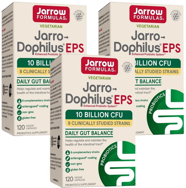 재로우 자로-도필러스 EPS 다이제스티브 프로바이오틱 유산균 100억 베지 캡슐, 120정, 3개 - 쿠팡