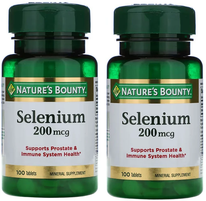 네이쳐스바운티 셀레늄 Selenium 200mcg 100정, 2개 - 쿠팡