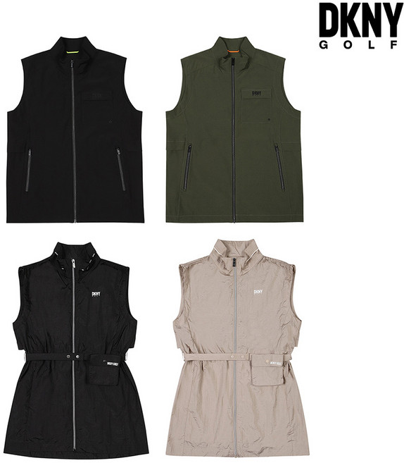 [초특가] (최초가 51000원) DKNY 골프 우븐 베스트 3컬러 택1