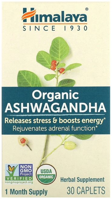 몸관리하세요 겨울입니다 Himalaya 유기농 아슈와간다 30정 특별관리진행, 1개 - 쿠팡