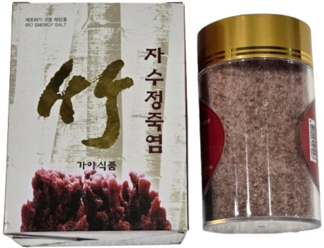 9번 구운 가야죽염 자수정 죽염 소금, 240g, 1개, 9번 구운 자수정 죽염(모래고체)