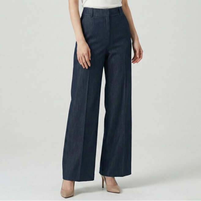 [꼼빠니아(여성)] [꼼빠니아]주머니포인트와이드팬츠-CS23PP0102243C