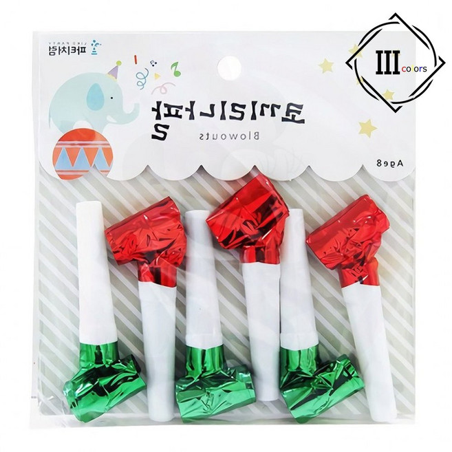 나팔 장난감 코끼리 피리 생일 파티 응원 운동회 행사 불기, 1개, 상세페이지 참조