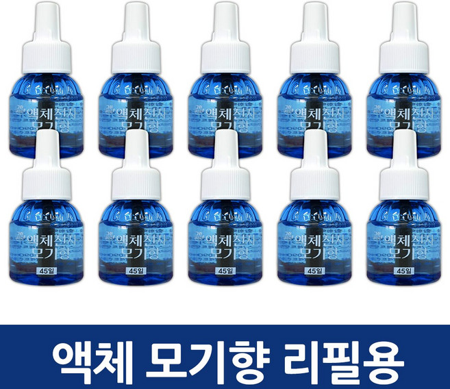 일명제약 그린세이프 액체 전자모기향 훈증기용 액상모기약 리필 45일, 45ml, 10개