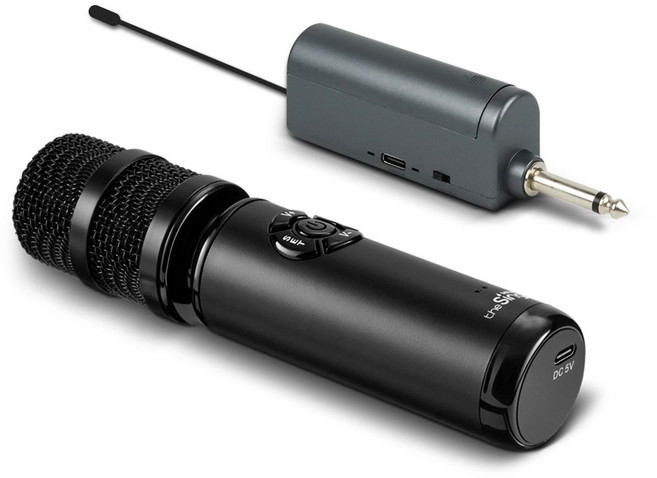 더씽 핸드마이크 UHF 송수신 무선 휴대용 마이크, M900-Single, 혼합색상