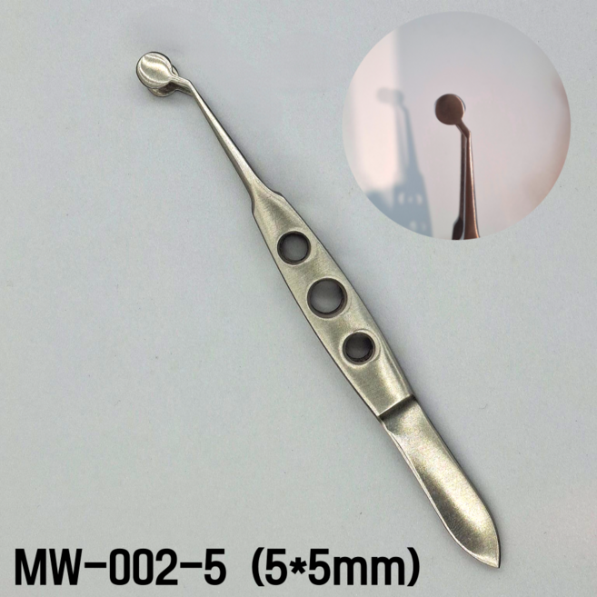 마이봄샘 의료용 핀셋 포셉 안과 눈기름샘 청소, MW-002-5, 1개