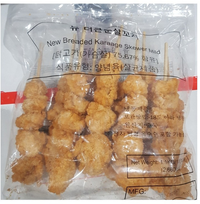 뉴 더큰순살꼬치 10개입, 1.1kg, 3개