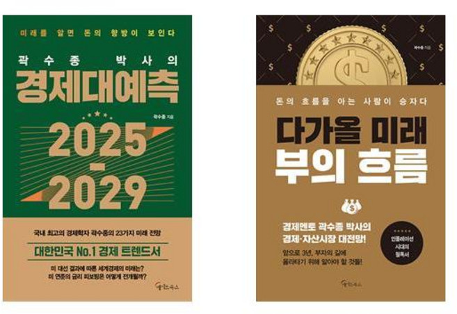 곽수종 박사의 경제대예측 2025-2029 + 다가올 미래 부의 흐름 (전2권)