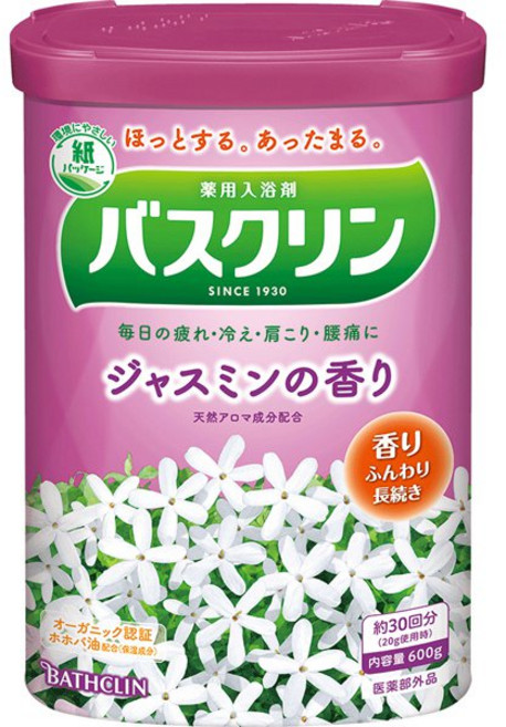 바스클린 BATHCLIN 자스민 향 600g [입욕제]] 140987, 1개