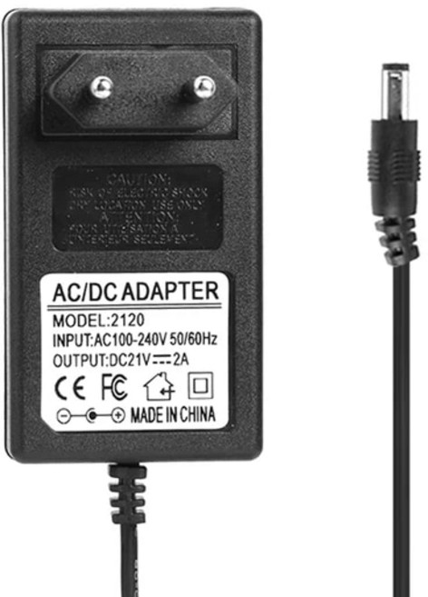 리튬 충전기 배터리 DC 21V 2A 18650 5.5x2.1mm 휴대용 어댑터 모듈 벅 안정화 전압 변환기, 01 EU Plug_01 CHINA, 1개