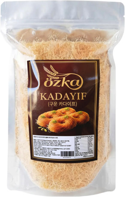 오즈카 구운 카다이프 볶은 면 터키산, 500g, 1개