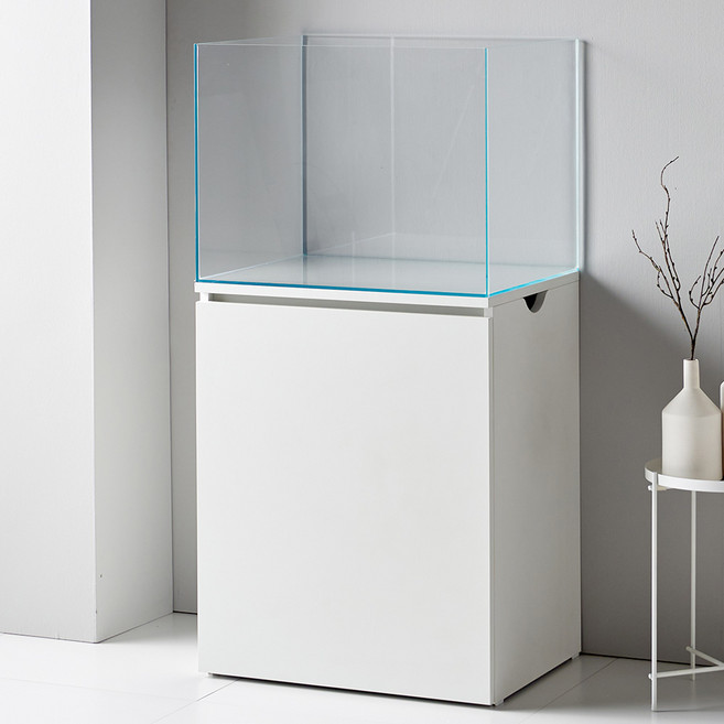 화이트 60 x 45 어항 받침대 큐브 수조 1자 축양장 다이 ADA 형 수초 열대어 금붕어 수족관, 1개